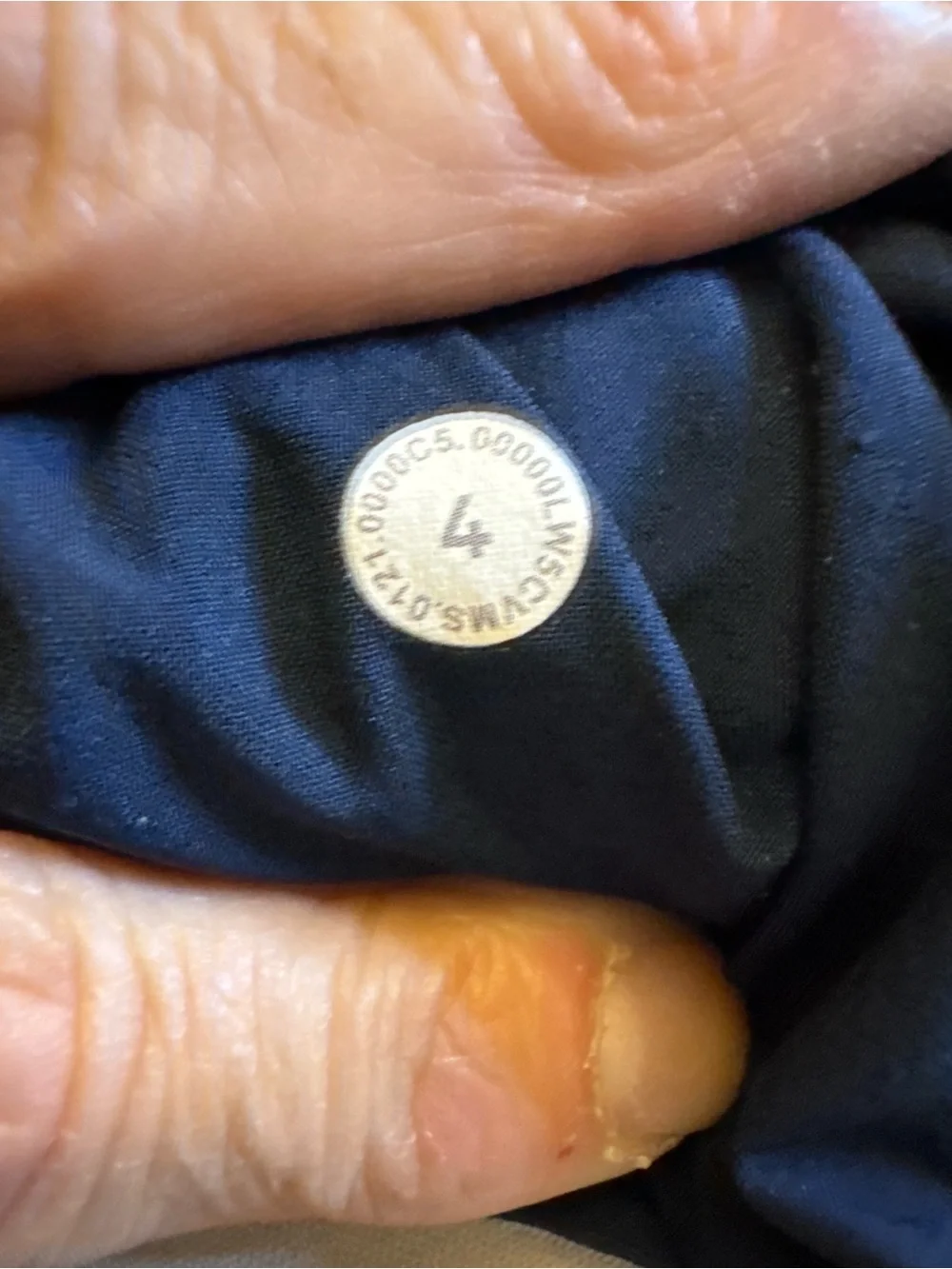 Lululemon‎ Navy Athletic Joggers Tapered Zip Hem Running Pants 4